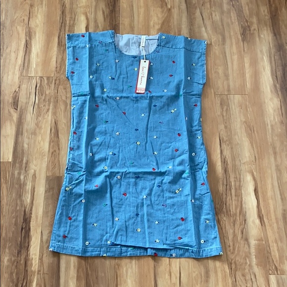 Hanna Andersson Embroidered Chambray Dress - Picture 4 of 14